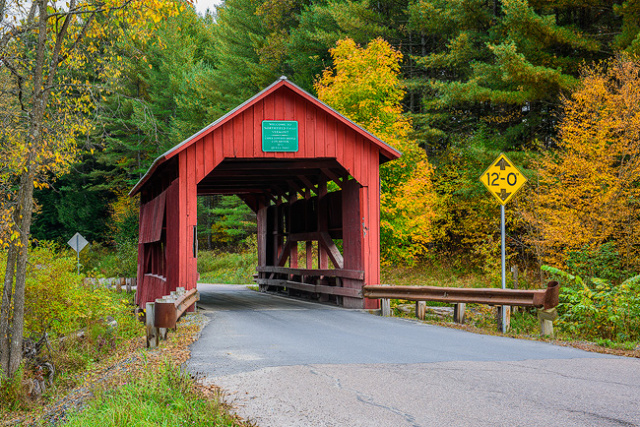 Upper Covered Bridge: Northfield Falls, VT